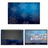Decalrus - Protective Decal Snowflake Skin Sticker for Dell XPS 9380 (13.3" Screen) case Cover wrap DExps13_9380-196 view 1