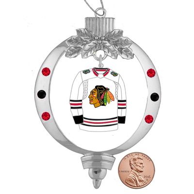 NHL Jersey Ornament (Chicago Blackhawks White)