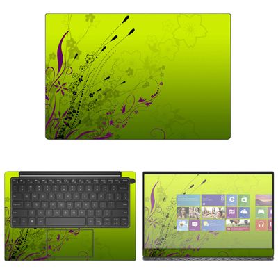 Decalrus - Protective Decal Floral Skin Sticker for Dell XPS 9380 (13.3" Screen) case Cover wrap DExps13_9380-65