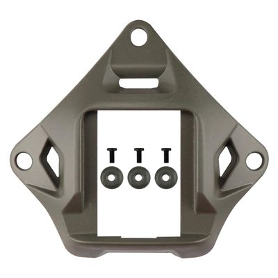 AOUTACC Tactical Helmet NVG Mount Shroud Steel Sports Camera Bracket Base for Fast Helmet (G)
