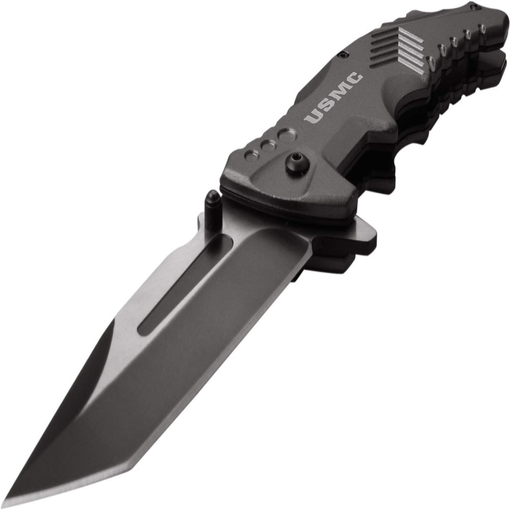 MTECH USA U.S. Marines M-A1058GY Spring Assisted Knife Grey