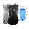 AONIJIE Hydration Vest Pack Backpack 5L Marathoner Running Race Hydration (Black and 1.5L Water Bladder) view 2