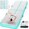 FBSPORT Inflatable Air Gymnastics Mat Training Mats 4/8 inches Thickness Gymnastics Tracks for Home Use/Training/Cheerleading/Yoga/Water with Pump view 1