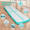 FBSPORT Inflatable Air Gymnastics Mat Training Mats 4/8 inches Thickness Gymnastics Tracks for Home Use/Training/Cheerleading/Yoga/Water with Pump view 3