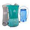 AONIJIE Hydration Vest Pack Backpack 5L Marathoner Running Race Hydration (Mint Green and 1.5L Water Bladder) view 2
