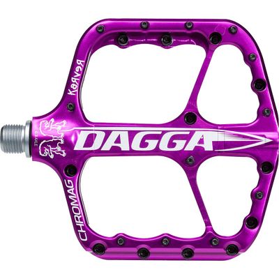 CHROMAG Dagga Unisex Adult MTB/MTB/Cycle/VAE/E-Bike Pedals, Purple, 120 x 115 mm