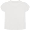 Nautica Girls' School Uniform Short Sleeve Polo Shirt, Button Closure, Soft Pique Fabric, White, 2T view 2