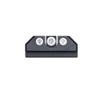 Night Fision Tritium Night Sight Set for CZ USA P-10 C/F - White Front Ring, Square U Notch White Rear Rings view 1