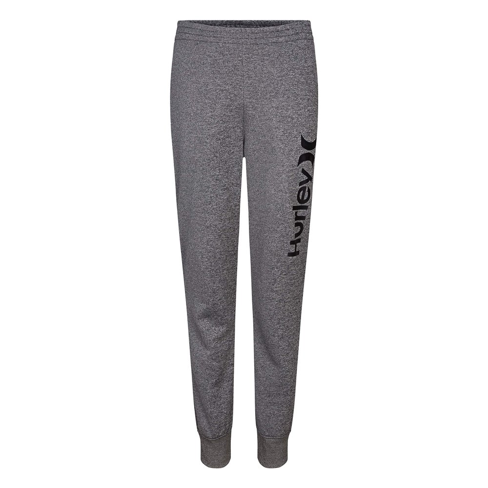 Hurley Boys' Big Fleece Jogger Pants, Dark Grey Heather Solar, XL