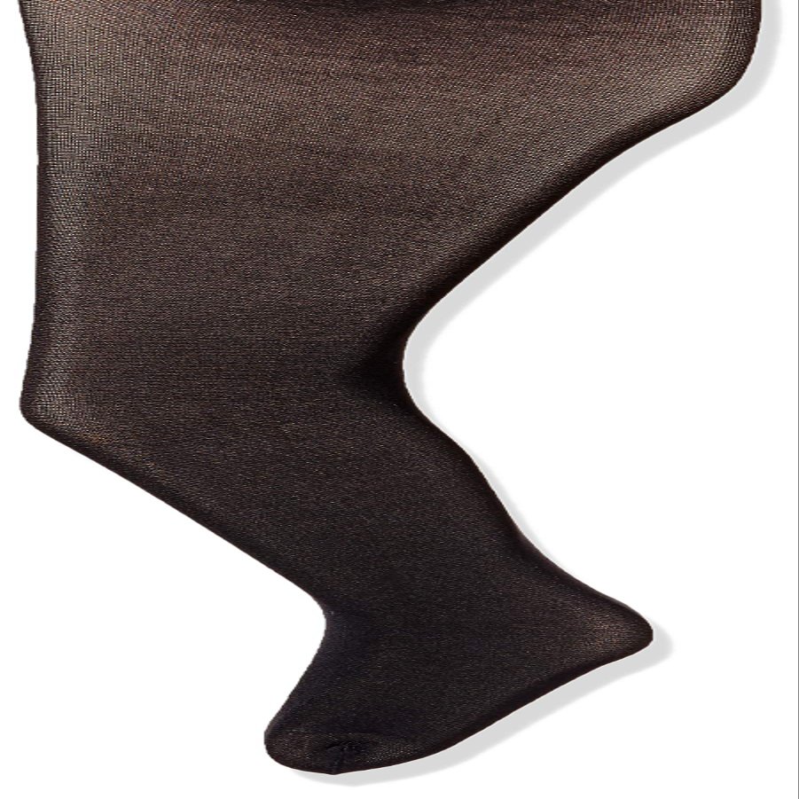 Freestyle by Danskin Girls' Single Pack Footed Tights, Black, Small