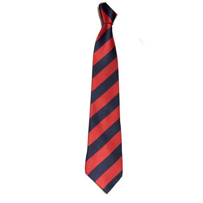 SZCQ 7.5CM New Striped Ties For Men Microfiber College Ties Regular School Daily Costume (A10 navy+red)