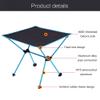esunhz Outdoor Camping Portable Lightweight Folding Table Oxford Cloth Aviation Aluminum Alloy Picnic Barbecue Table view 4