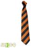 7.5CM New Striped Ties For Men Microfiber College Ties Regular School Daily Costume (A28 orange+black) view 2