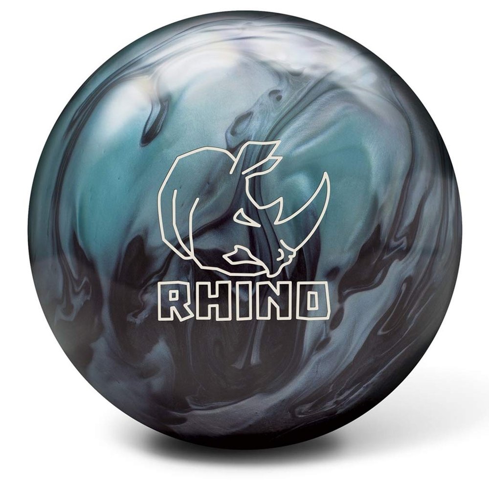Brunswick Rhino Reactive PRE-DRILLED Bowling Ball- Metallic Blue/Black 11lbs