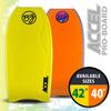 BZ Bodyboards - Accel Pro Board - Crescent Tail, Slick Bulbs, Contoured Deck Cutting Edge, High Performance - Advanced Riders view 2