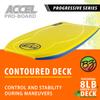 BZ Bodyboards - Accel Pro Board - Crescent Tail, Slick Bulbs, Contoured Deck Cutting Edge, High Performance - Advanced Riders view 3