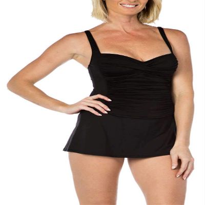 Rose Marie Reid Ladies' Swim Dress (Black, S)
