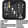 XFISHMAN Fly Tying Tool Kit 12 in 1 with Bobbin Finisher Scissors Hackle Hair Stacker Fly Fishing Tying Tools Set view 2