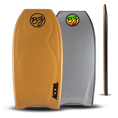 BZ Bodyboards - Accel Pro Board - Crescent Tail, Slick Bulbs, Contoured Deck Cutting Edge, High Performance - Advanced Riders