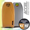 BZ Bodyboards - Accel Pro Board - Crescent Tail, Slick Bulbs, Contoured Deck Cutting Edge, High Performance - Advanced Riders view 3
