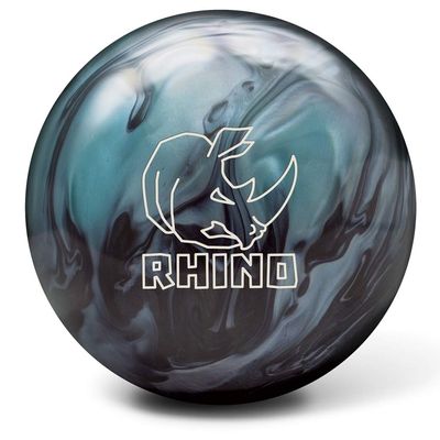 Brunswick Rhino Reactive PRE-DRILLED Bowling Ball- Metallic Blue/Black 15lbs