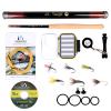 M MAXIMUMCATCH Maxcatch Tenkara Fly Fishing Rod Combo Complete Kit 11/12/13ft(Telescoping Carbon Tenkara Rod, Line, Tippet, Flies, Line Nipper, Hook Keepers) (Rod Combo, 11ft) view 1