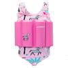 Lemandii One-Piece Children Buoyancy Swimsuit Swim Vest Detachable Float Swimwear, Perfect for Kids or Baby Learn to Swimming (Zebra Pattern, S) view 1