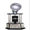 TrophySmack Black Basketball Trophy - Customizable Fantasy Basketball Trophy with Free Engraving, 26 Inch Tall (Black) view 1