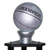 TrophySmack Black Basketball Trophy - Customizable Fantasy Basketball Trophy with Free Engraving, 26 Inch Tall (Black) view 2