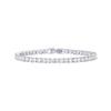 PAVOI Rhodium Plated Tennis Bracelets for Women - 3mm Cubic Zirconia Classic Gold Tennis Bracelets for Women and Men - Trendy CZ Jewelry Gifts - Size 7.5 Inches view 1