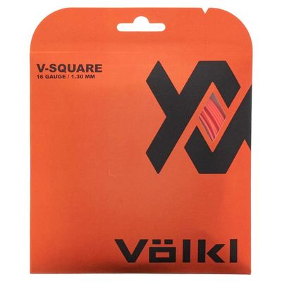 VOLKL V-Square | Tennis Racquet String | Ultimate Spin & Firm Feel | Co-Polymer Square Shape