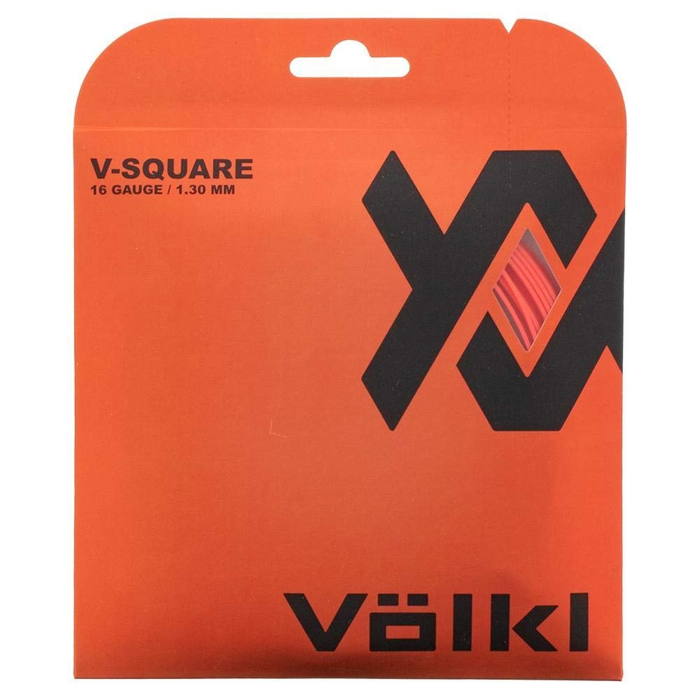 VOLKL V-Square | Tennis Racquet String | Ultimate Spin & Firm Feel | Co-Polymer Square Shape
