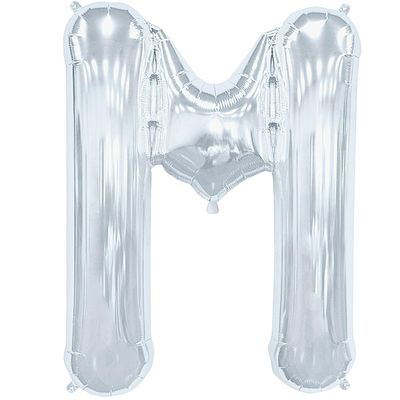 Fun Express M Shaped Silver Mylar | Party Supplies for Birthdays, Holidays & Special Celebrations