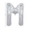 Fun Express M Shaped Silver Mylar | Party Supplies for Birthdays, Holidays & Special Celebrations view 2