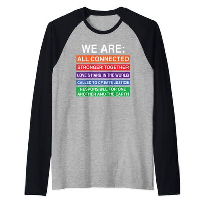 Social Justice Human Rights Equality Inclusive Equity AOC Raglan Baseball Tee