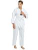 TopTie V-Neck Taekwondo Uniform for Kids Adults, TKD Dobok Uniform Martial Arts Uniform with Belt-White Trim-Size 0 view 3