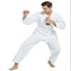 TOPTIE V-Neck Taekwondo Uniform for Kids Adults, TKD Dobok Martial Art view 4
