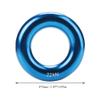 Alomejor Climb Ring O Ring Tension Rappel Ring Duralbe Aluminum Alloy Hammock Ring(Blue) view 2