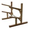 2-Place One-Sided Kayaks/SUP Log Racks, Freestanding SUP Paddle Board Rack for Garage, Kayak Rack Surfboard Outdoor Storage Racks, Kayak Stands, Surfboard Stand, Paddle Holder - Natural view 2