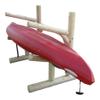 2-Place One-Sided Kayaks/SUP Log Racks, Freestanding SUP Paddle Board Rack for Garage, Kayak Rack Surfboard Outdoor Storage Racks, Kayak Stands, Surfboard Stand, Paddle Holder - Natural view 3