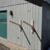 Wall-Mount 1-Place Log Kayak Storage Rack, Canoes, Indoor & Outdoor Surfboard Storages, Canoe Wall Racks, Garage Surf Racks Wall Storage, Garage Canoe Storages - Unfinished view 4