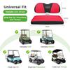 10L0L Golf Cart Seat Covers Universal for Yamaha G29 Drive2 Club Car DS Precedent Tempo Standard Front Seats, Breathable Mesh Bench Seat Cover, No Drilling Seat Cushion - All-Season Comfort view 3