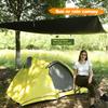 REDCAMP Hammock Rain Fly Camping Tarp Waterproof, 10x10ft Lightweight Backpacking Rain Tarp Shelter for Hiking Outdoor, Black view 3
