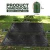 REDCAMP Hammock Rain Fly Camping Tarp Waterproof, 10x10ft Lightweight Backpacking Rain Tarp Shelter for Hiking Outdoor, Black view 4