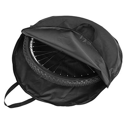 Alomejor Wheel Bag Cycling Soft Nylon Wheel Carry Bag Carrier Wheel Bag Black for Mountain Road Bike(29in)