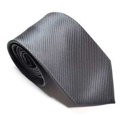 8CM Stylish Tie For Men Polyester Solid Stripes Ties For Wedding,Party,Daily Dress,Birthday'Gift (C5 black)