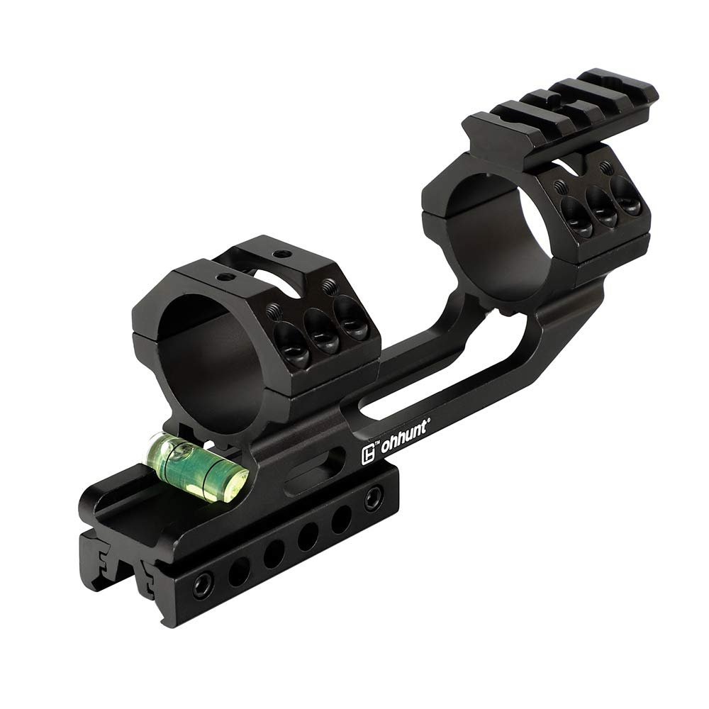 ohhunt 1 inch 30mm Scope Mount Cantilever Scope Mount Compatible with 11mm Dovetail and Picatinny