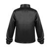 YONGHS Kids Boys Sparkly Sequins Hip Hop Performance Shirts Glittery Sequined Long Sleeve Spread Collar Dancewear Black 8-10 view 2