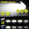 WFPOWER Boat Light 2 Pack, LED Marine Spotlights Waterproof, 6 inch Deck Dock Flood Light for Boat Accessories Pontoon Fishing Truck SUV ATV 12V White view 2