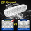 WFPOWER Boat Light 2 Pack, LED Marine Spotlights Waterproof, 6 inch Deck Dock Flood Light for Boat Accessories Pontoon Fishing Truck SUV ATV 12V White view 4